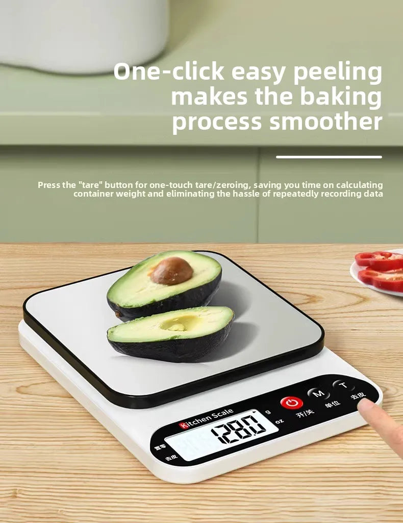 Kitchen Scale Electronic Scale Household Small Precision Electronic Weighing High Precision Food Scale Baking Gram Weighing